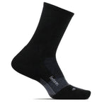Feetures Merino 10 Max Cushion Mini Crew, Charcoal