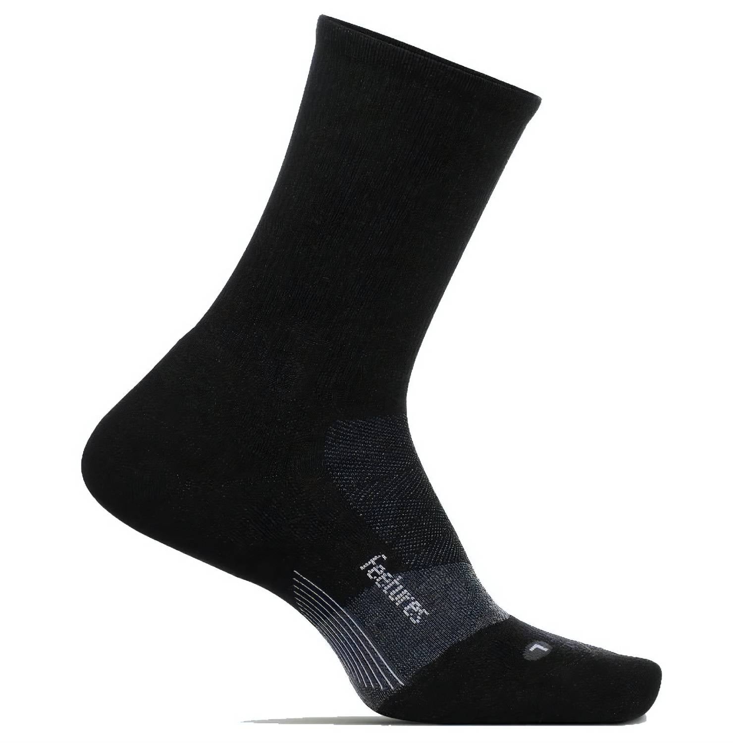 Feetures Merino 10 Max Cushion Mini Crew, Charcoal