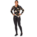 Saysky WMNS Camo Blaze Long Sleeve, Woodland Camo