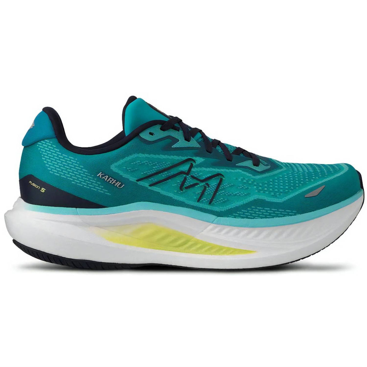 Karhu Fusion 5.0 Men's Running Shoes, Baltic/Wild Lime Main image