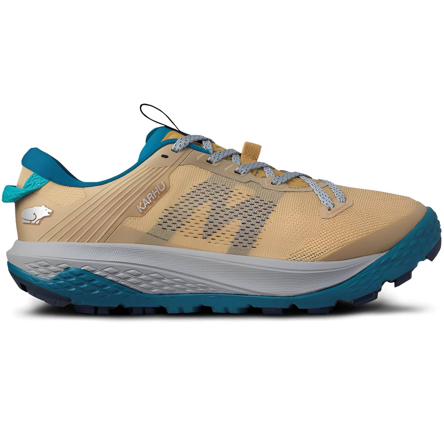 Karhu Ikoni Trail Women's Trail Running Shoes, New Wheat/Crystal Teal Main image
