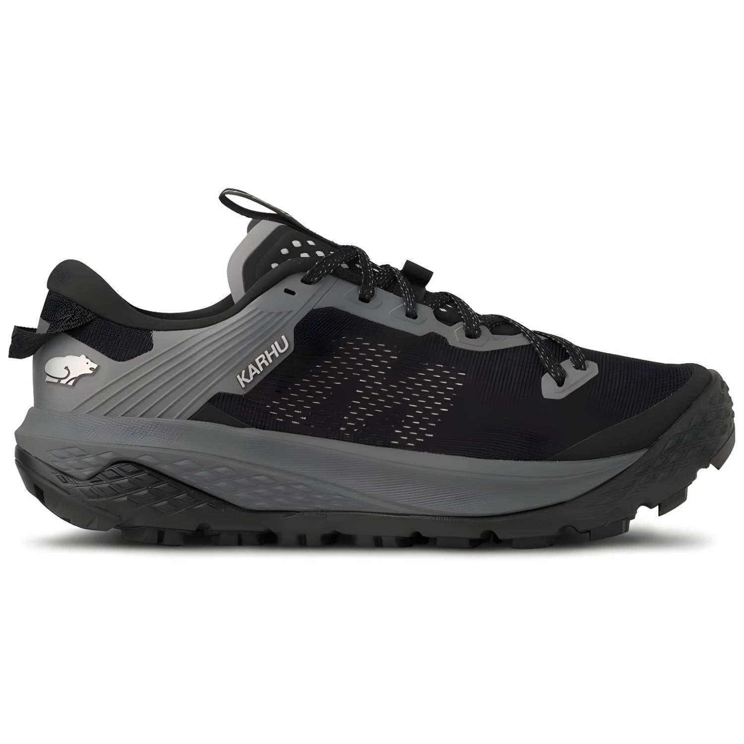 Karhu Ikoni Trail WR Women's Trail Running Shoes, Black/Black