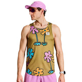 Saysky Flower Combat Singlet, Yellow