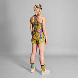 Saysky WMNS Flower Combat Singlet, Yellow