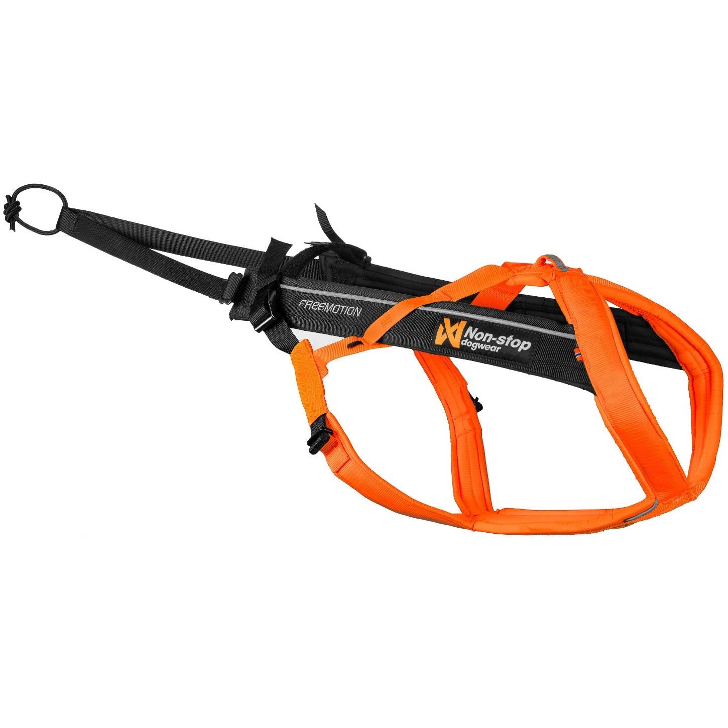 Non-Stop Dogwear Freemotion Harness 5.0, Black/Orange Main image