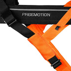 Non-Stop Dogwear Freemotion Harness 5.0, Black/Orange