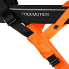 Non-Stop Dogwear Freemotion Harness 5.0, Black/Orange