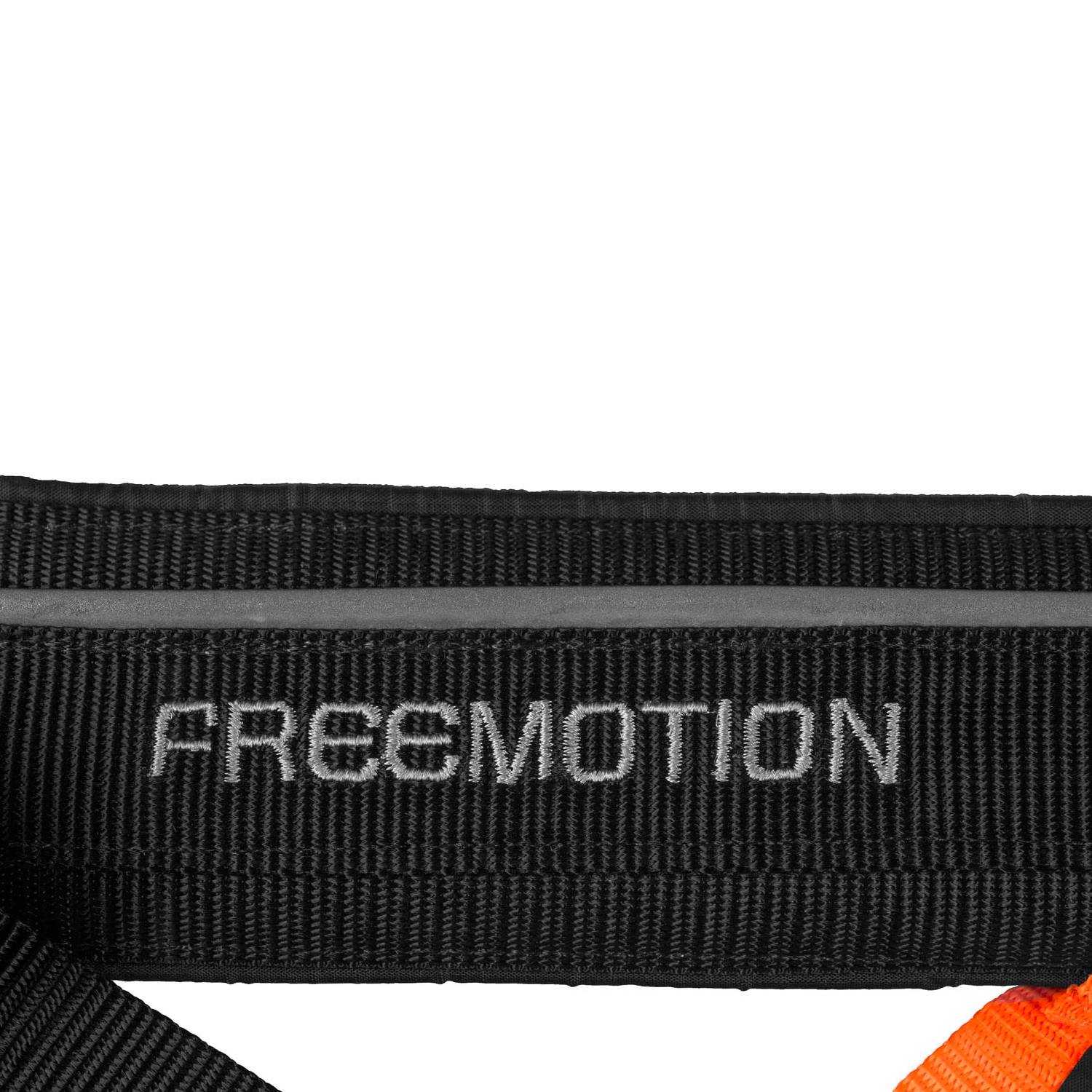 Non-Stop Dogwear Freemotion Harness 5.0, Black/Orange