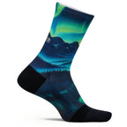Feetures Elite Light Cushion Mini Crew, Aurora Glow