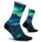 Feetures Elite Light Cushion Mini Crew, Aurora Glow