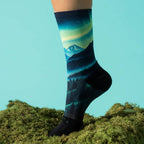 Feetures Elite Light Cushion Mini Crew, Aurora Glow