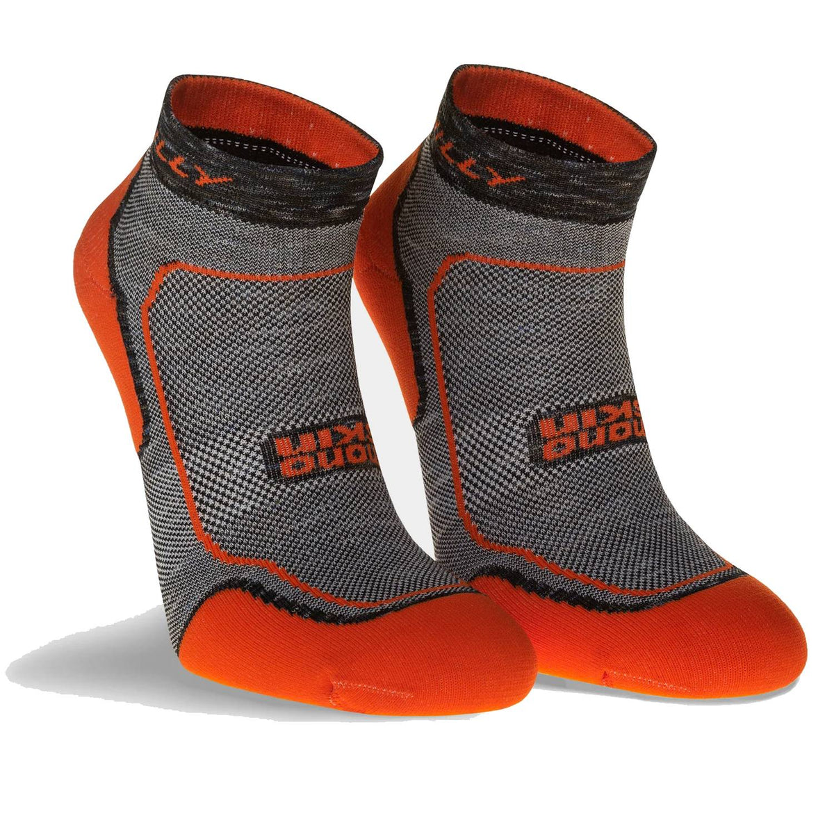 Hilly Active Quarter Min, Fluo Orange/Charcoal