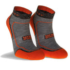 Hilly Active Quarter Min, Fluo Orange/Charcoal