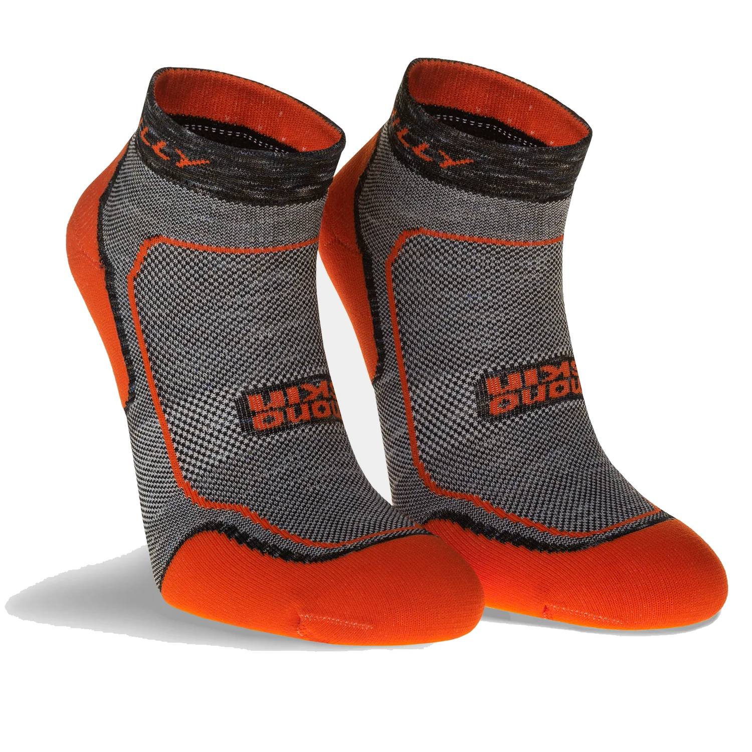 Hilly Active Quarter Min, Fluo Orange/Charcoal