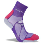 Hilly Marathon Fresh Anklet Min, Purple/Pink/Grey