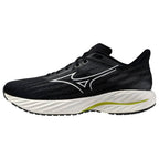 Mizuno Wave Inspire 21 Men's Running Shoes, Black/White/Vibrant Yellow