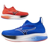 Mizuno Neo Zen Running Shoes, Baseball Blue/Black/Mizuno Ignition Red