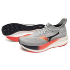 Mizuno Neo Zen Men's Running Shoes, Harbor Mist/Fiery Coral 2/Baritone Blue