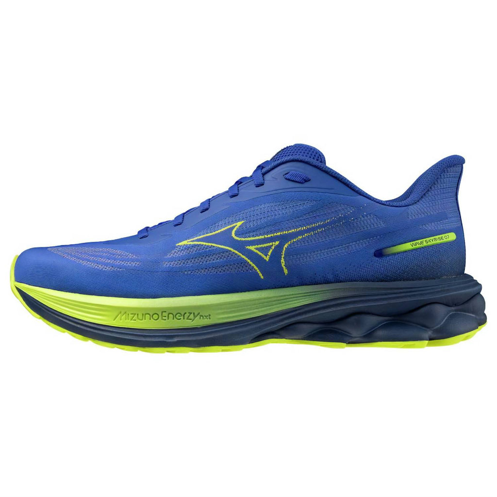 Mizuno Wave Skyrise 7 Men's Running Shoes, Dazzling Blue/Fortune Yellow/Estate Blue