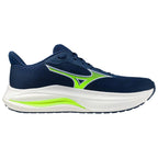 Mizuno Wave Inspire 22 Men's Running Shoes, Estate Blue/Lightning Yellow