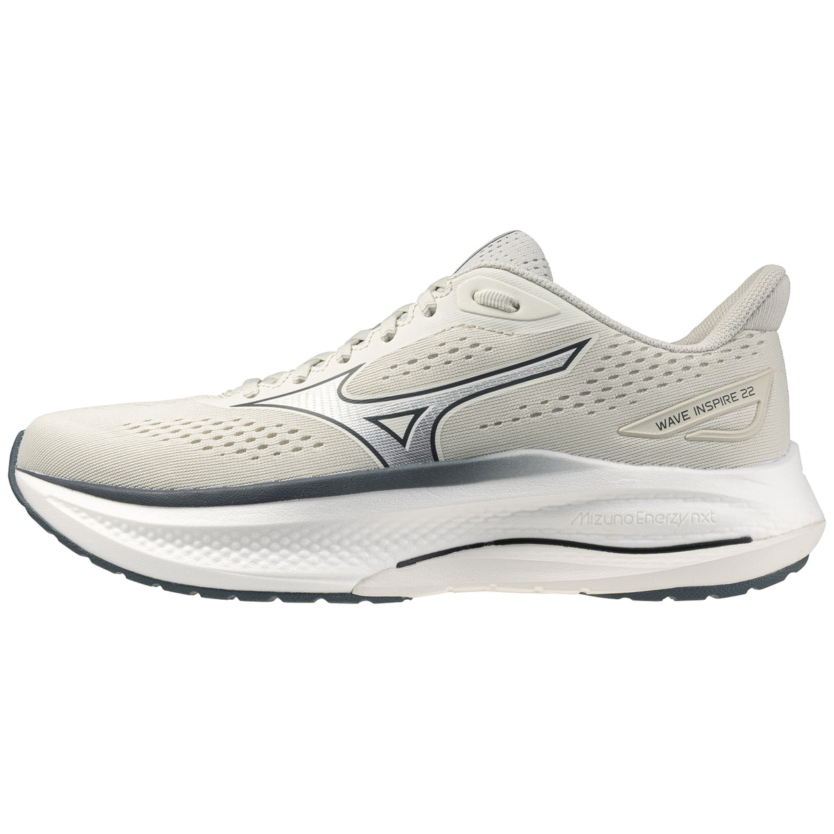 Mizuno Wave Inspire 22 Men's Running Shoes, Foggy Dew/White/Dark Slate