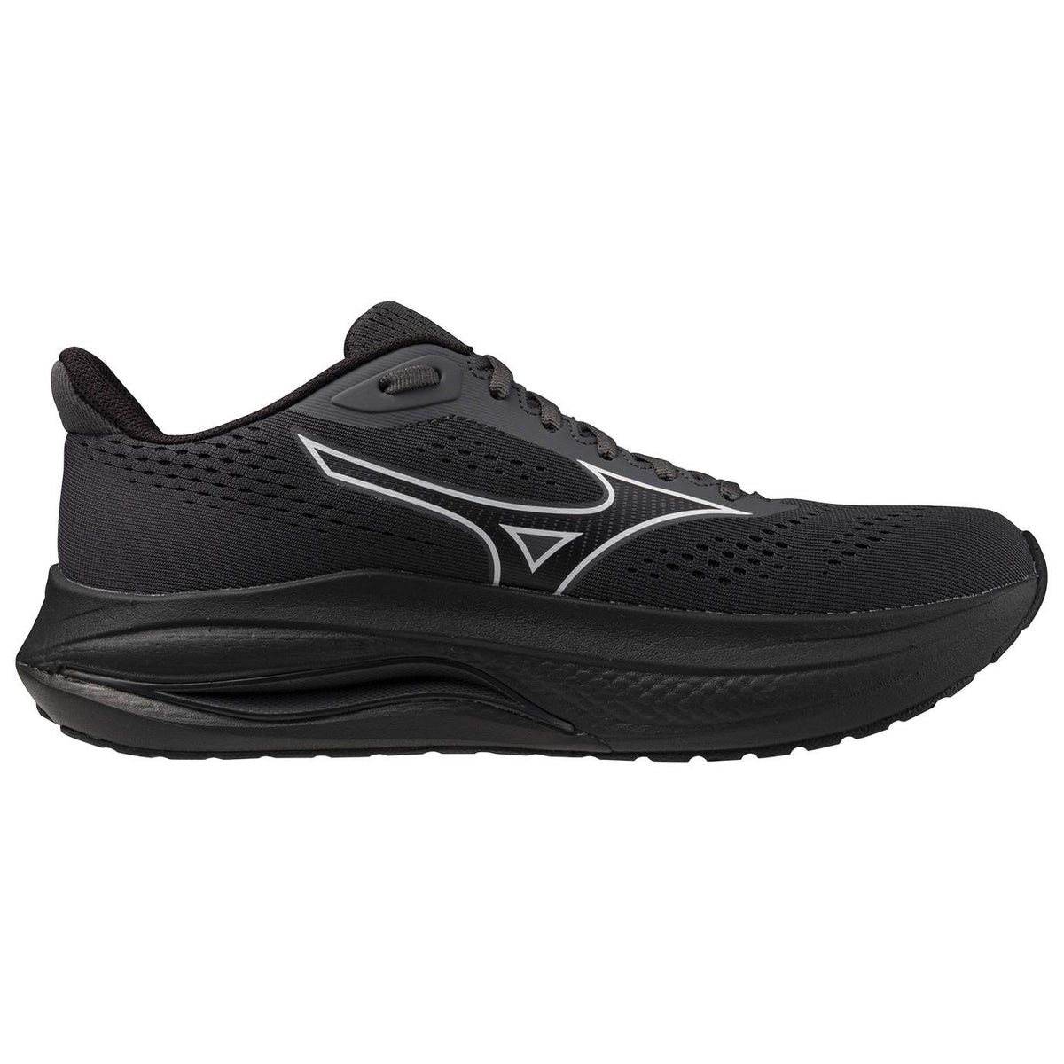 Mizuno Wave Inspire 22 Men's Running Shoes, Blackened Pearl/Black Bean