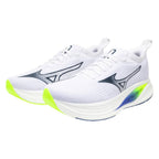 Mizuno NEO ZEN 2 Men's Running Shoes, White/Estate Blue/Lightning Yellow