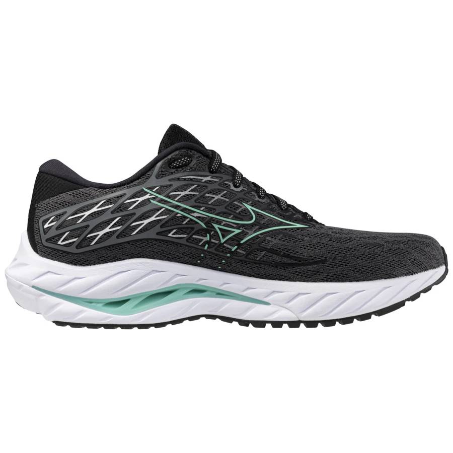 Mizuno Wave Inspire 20 Women's Running Shoes, Iron Gate/Dusty Jade Green/Black