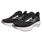 Mizuno Wave Rider 29 Women's Running Shoes, Black Sand/White/Black