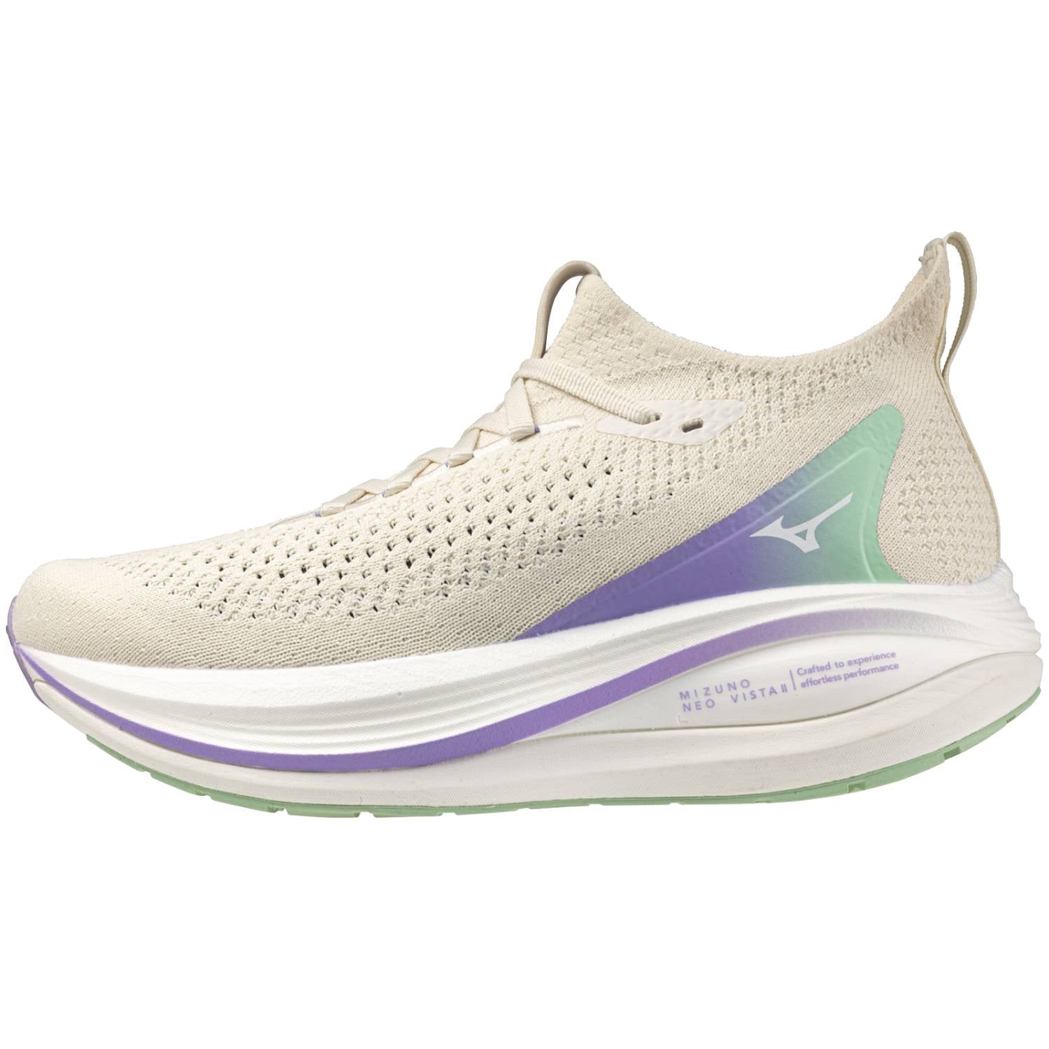 Mizuno Neo Vista 2 Women's Running Shoes, Pristine/White/Healing Opal