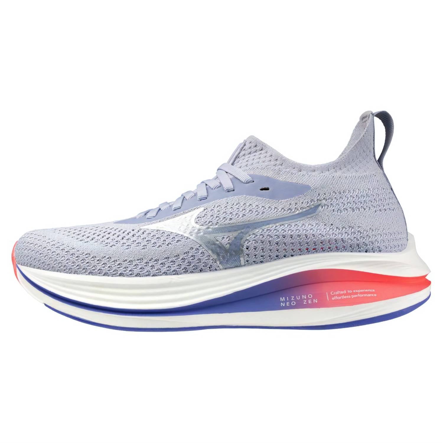 Mizuno Neo Zen Women's Running Shoes, Icelandic Blue/Silver/Striking Coral Main image