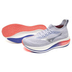 Mizuno Neo Zen Women's Running Shoes, Icelandic Blue/Silver/Striking Coral