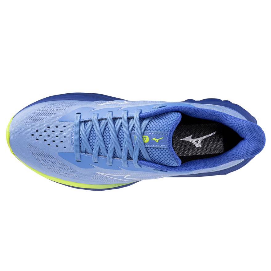 Mizuno Wave Skyrise 7 Women's Running Shoes, Ultramarine/White/Dazzling Blue