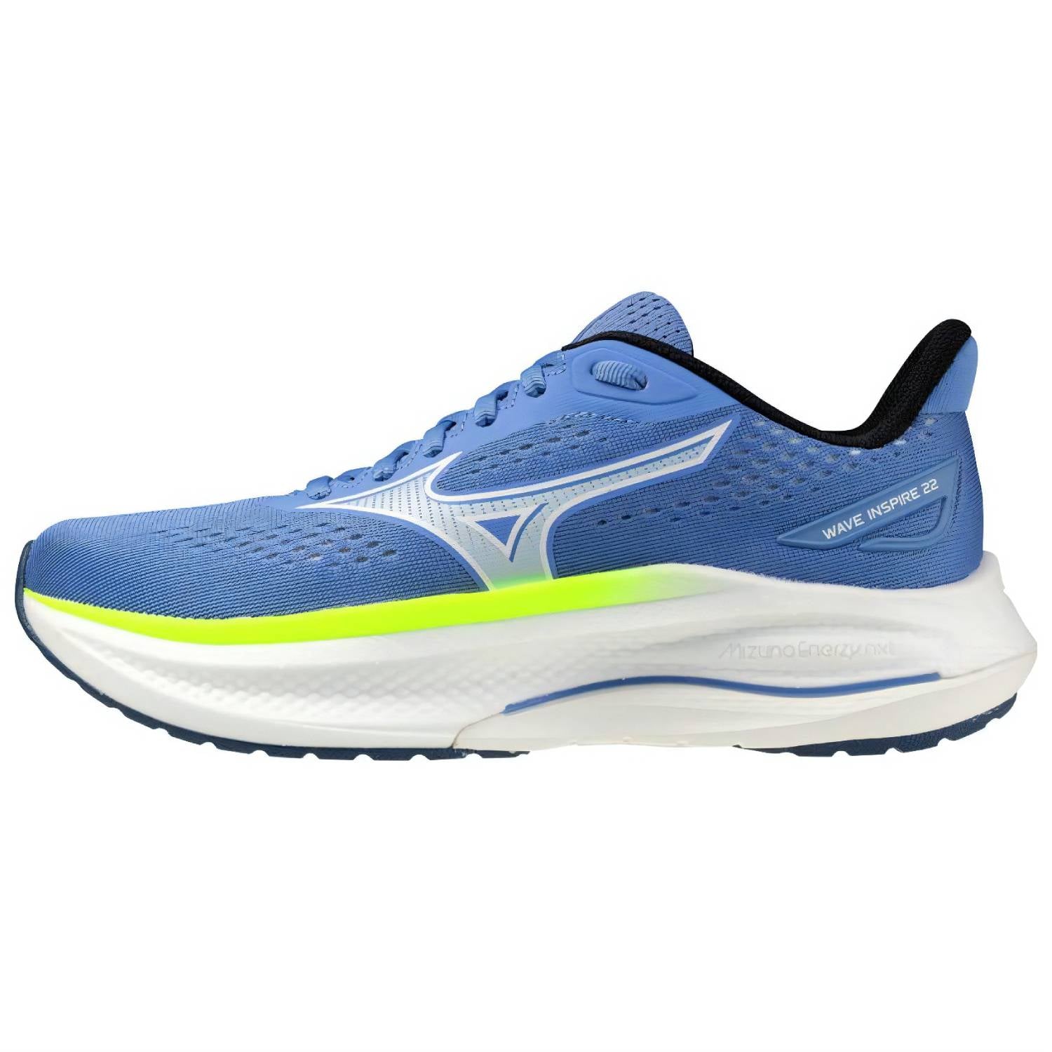 Mizuno Wave Inspire 22 Women's Running Shoes, Ultramarine/White/Lightning Yellow Main image