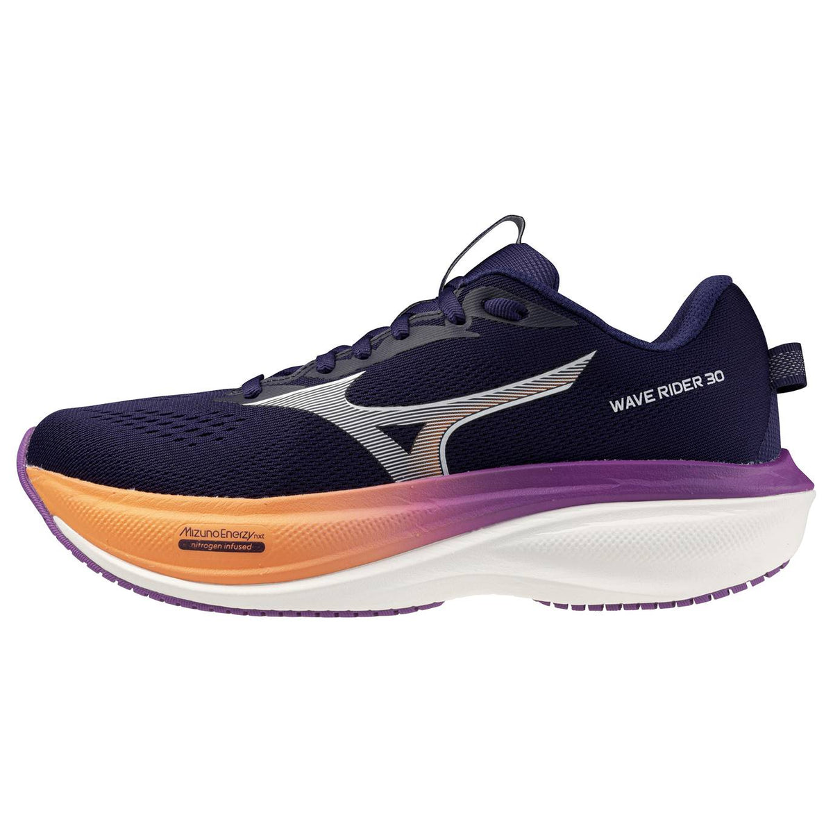 Mizuno Wave Rider 30 Women's Running Shoes, Rhodonite/White/Firecracker