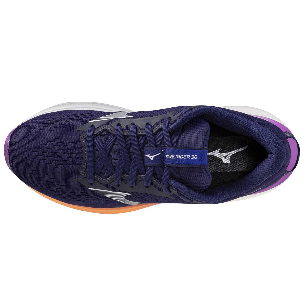 Mizuno Wave Rider 30 Women's Running Shoes, Rhodonite/White/Firecracker