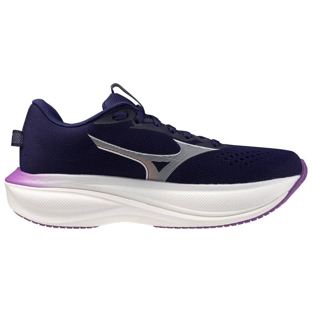 Mizuno Wave Rider 30 Women's Running Shoes, Rhodonite/White/Firecracker
