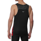 Mizuno DryAeroFlow Graphic Tank, Oni Red/Oni Blue