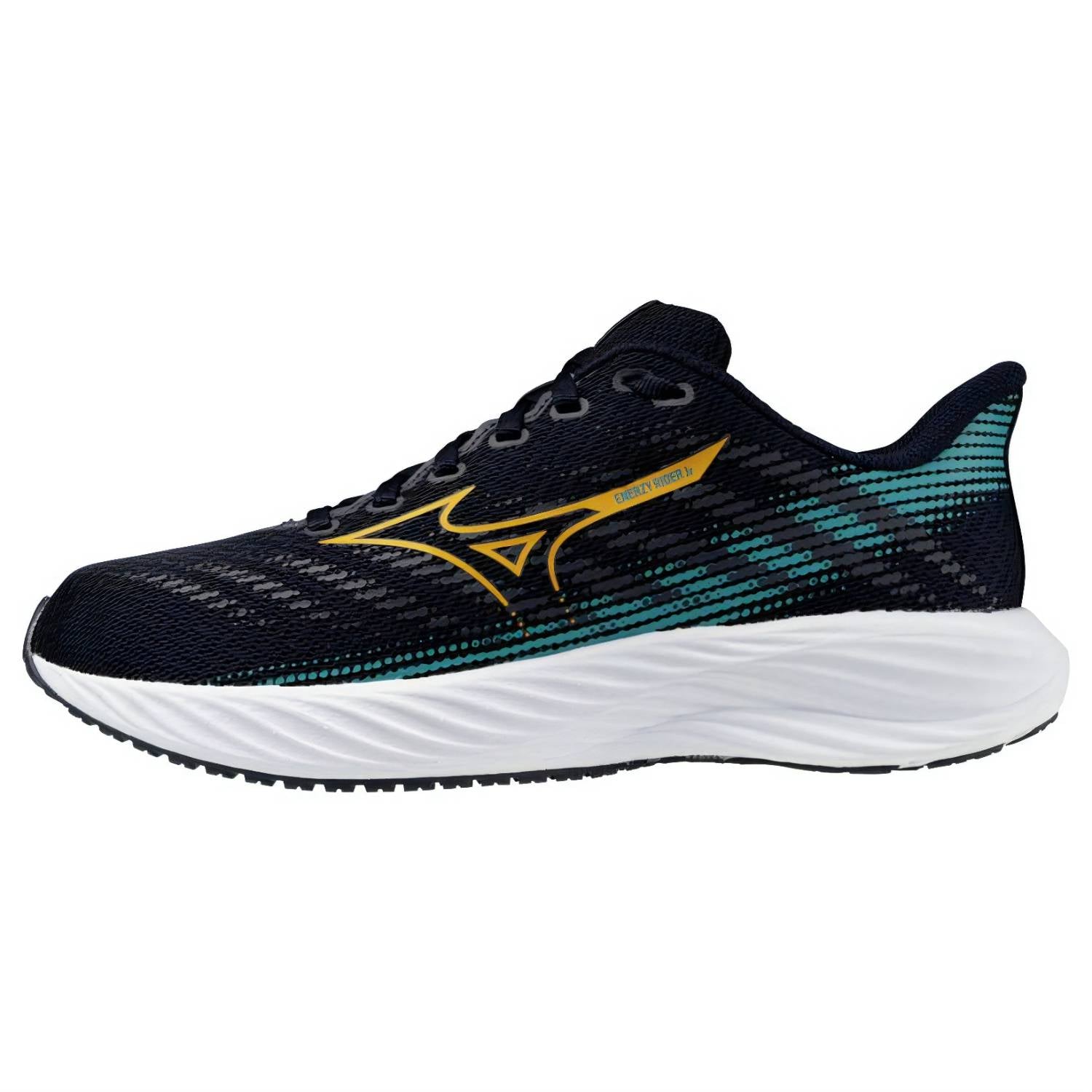 Mizuno Enerzy Rider Jr Running Shoes, Baritone Blue/Citrus/Capri Breeze