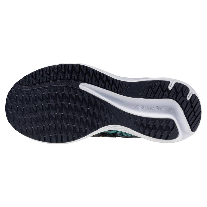 Mizuno Enerzy Rider Jr Running Shoes, Baritone Blue/Citrus/Capri Breeze