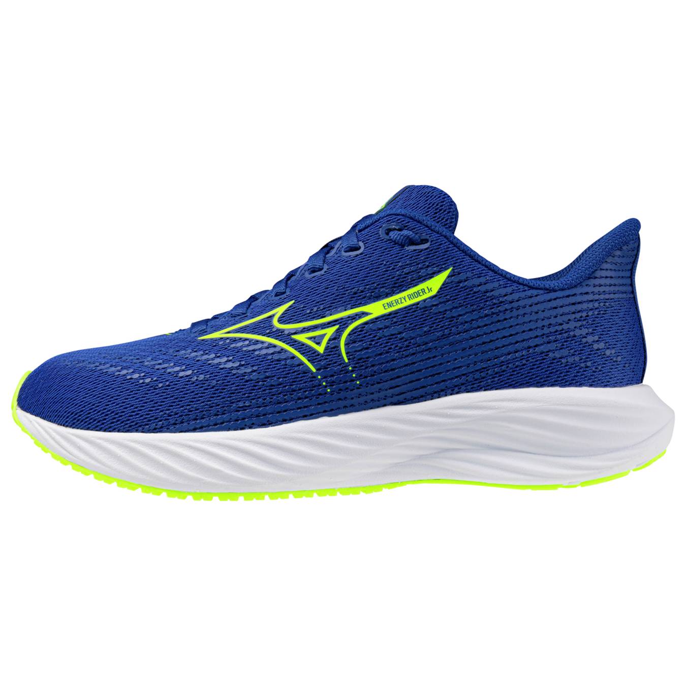 Mizuno Enerzy Rider Jr Running Shoes, Surf the Web/Lightning Yellow Main image