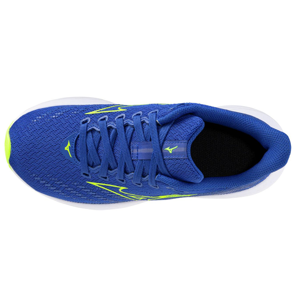 Mizuno Enerzy Rider Jr Running Shoes, Surf the Web/Lightning Yellow