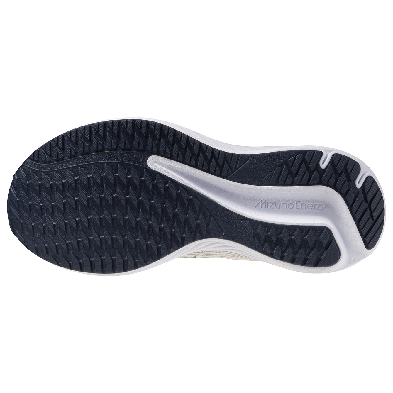 Mizuno Enerzy Rider Jr Running Shoes, GF White/Dress Blues
