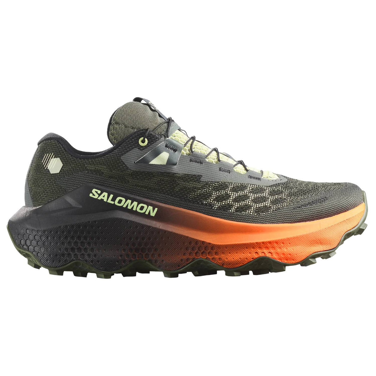 Salomon Ultra Glide 4 Men's Trail Running Shoes, Urban Chic/Black/Lime Cream Main image