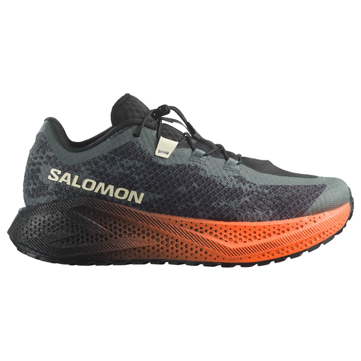 Salomon Aero Glide 4 GRVL Men's Trail Running Shoes, Urban Chic/Black/Lime Cream Main image