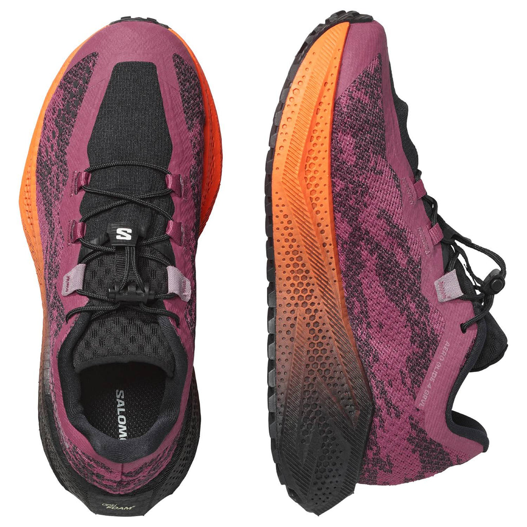 Salomon Aero Glide 4 GRVL Women's Trail Running Shoes, Nocturne/Black/Dusky Orchid