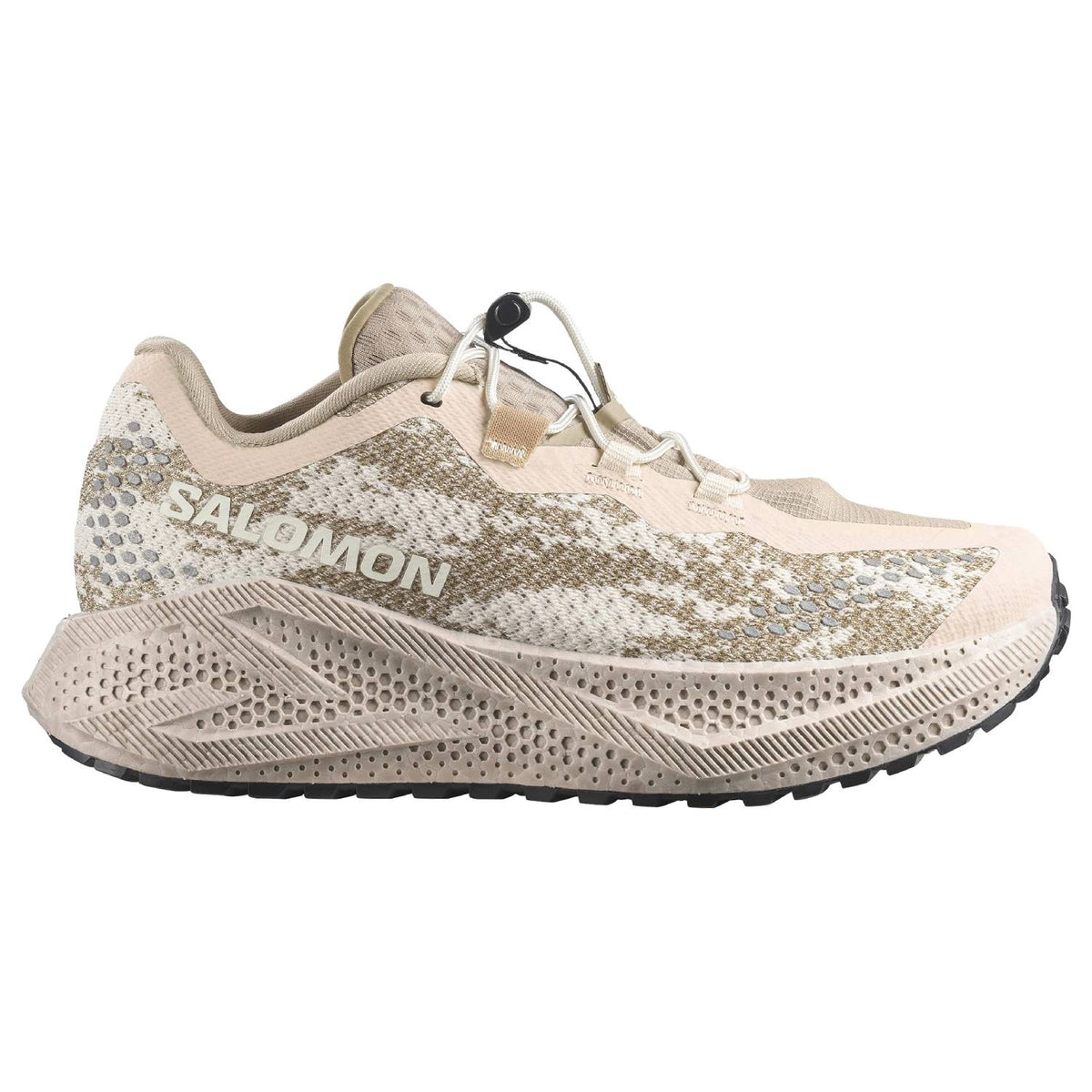Salomon Aero Glide 4 GRVL Women's Trail Running Shoes, Tapioca/Desert Tan/Burro