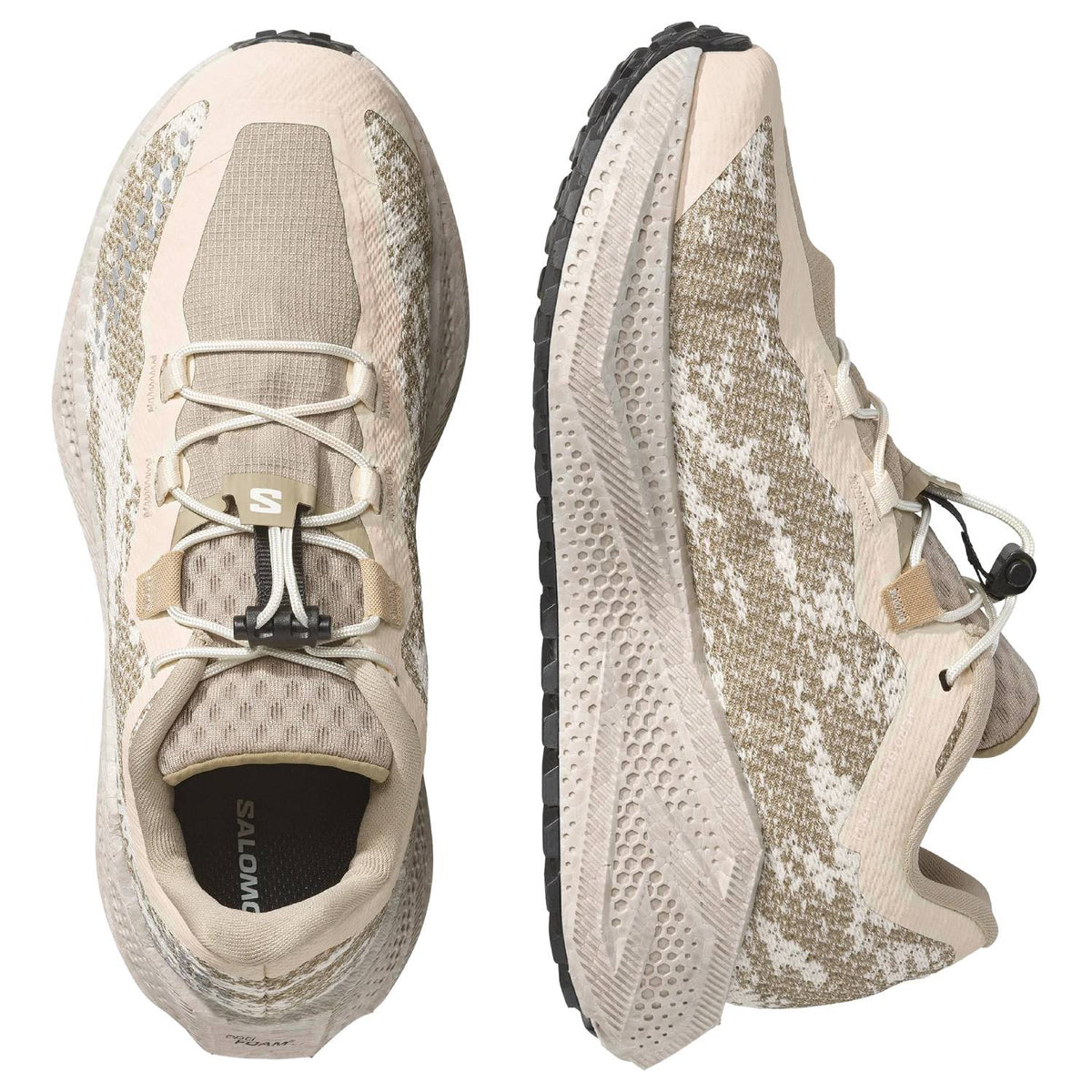 Salomon Aero Glide 4 GRVL Women's Trail Running Shoes, Tapioca/Desert Tan/Burro