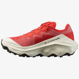 Salomon S/Lab Ultra Glide Trail Running Shoes, Fiery Red/Pompeian Red/Vanilla Ice