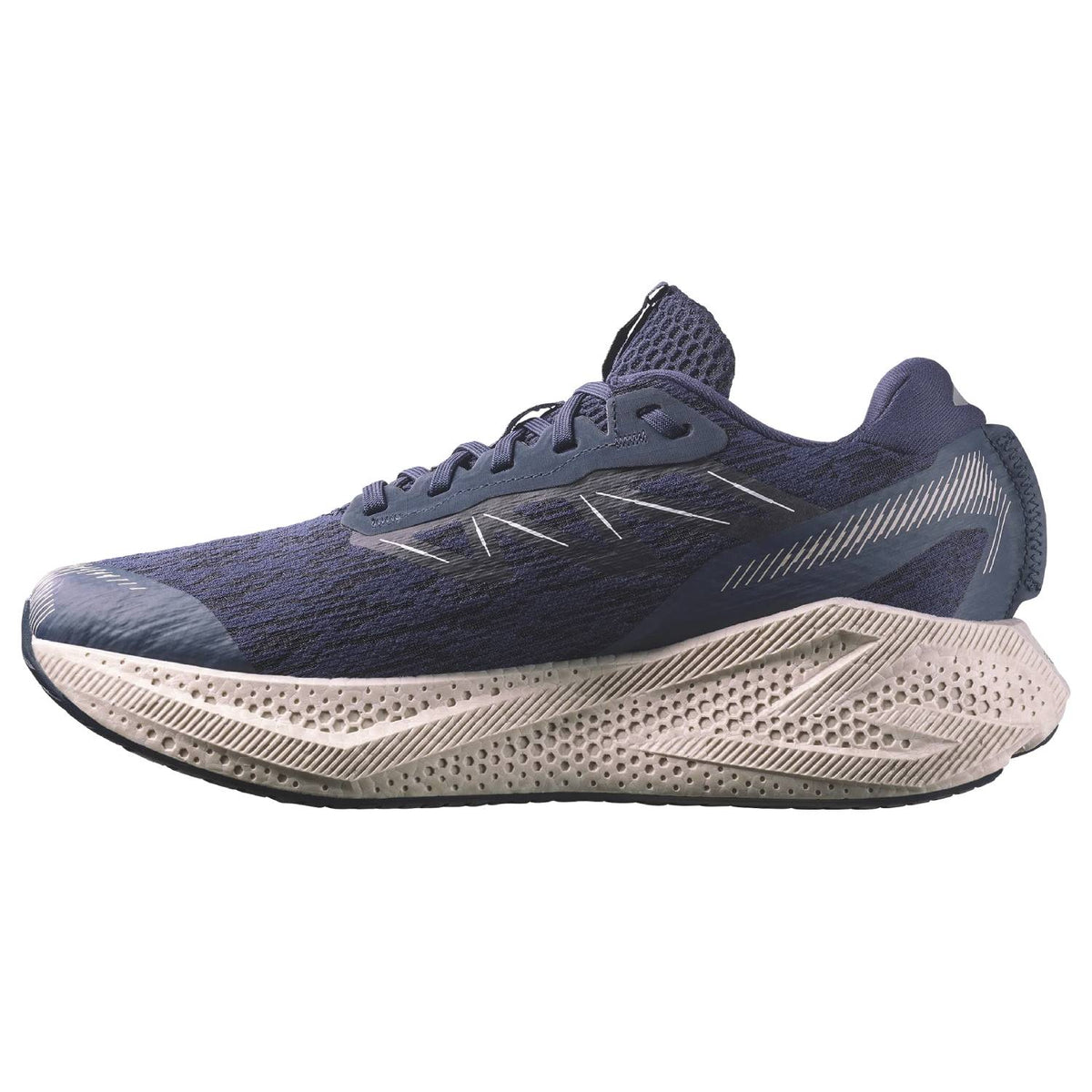 Salomon Aero Glide 4 Men's Running Shoes, Maritime Blue/Silver Cloud/White